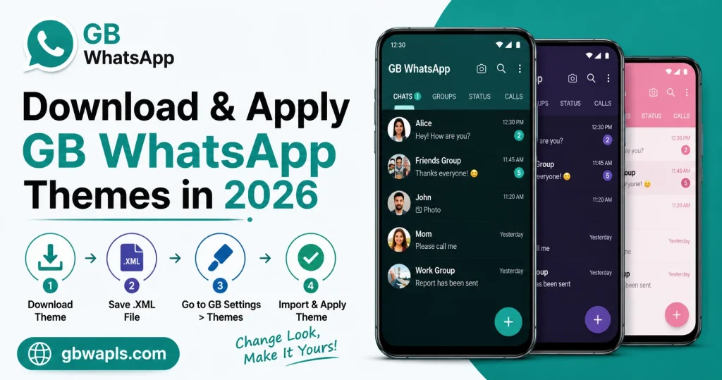 Download & Apply GB WhatsApp Themes in 2026