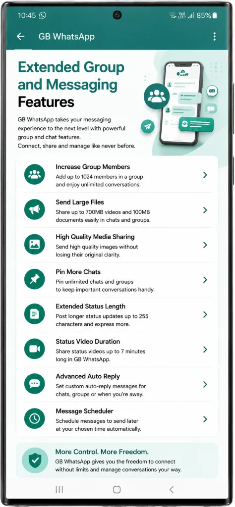 Extended Group and Messaging Features (1)