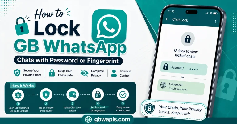 How to Lock GB WhatsApp