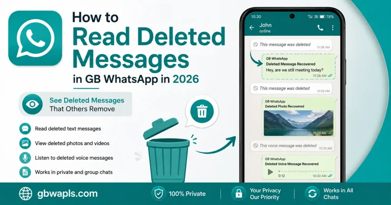How to Read Deleted Messages in GB WhatsApp