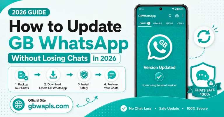 Update GB WhatsApp Without Losing Chats